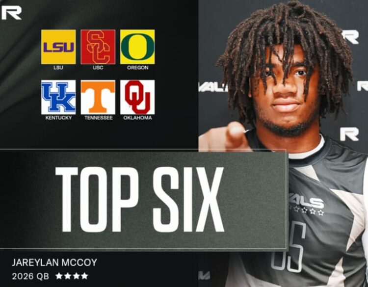 Rivals250 DE JaReylan McCoy is down to 6 colleges