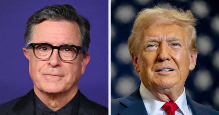 Stephen Colbert Jabs Trump Over “Bizarre” Financial system Brag