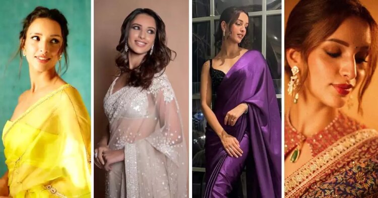 Photos of the beautiful Triptii Dimri acing saree seems
