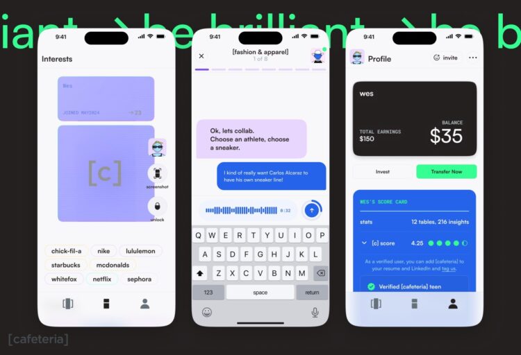 Cafeteria raises $3M to attach manufacturers with their most opinionated prospects: teenagers