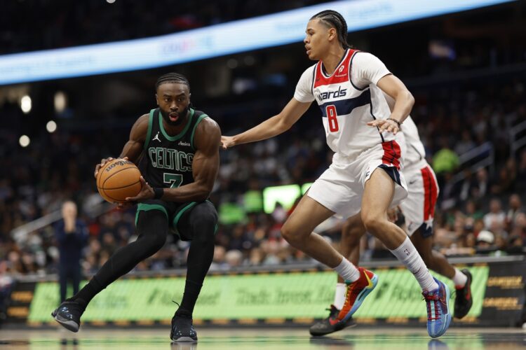Jaylen Brown, Jayson Tatum sharp once more as Celtics beat Wizards