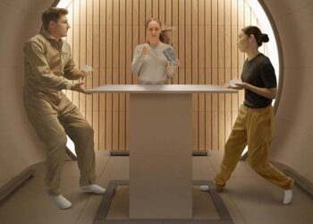 The World’s First Business Area Station Appears to be like Like a Luxurious Lodge Inside