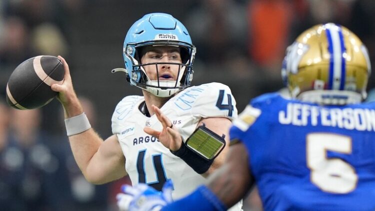 Argonauts QB Nick Arbuckle named Gray Cup MVP