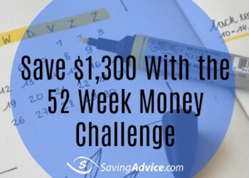 Take The 52 Week Cash Problem And Save Over $1,300