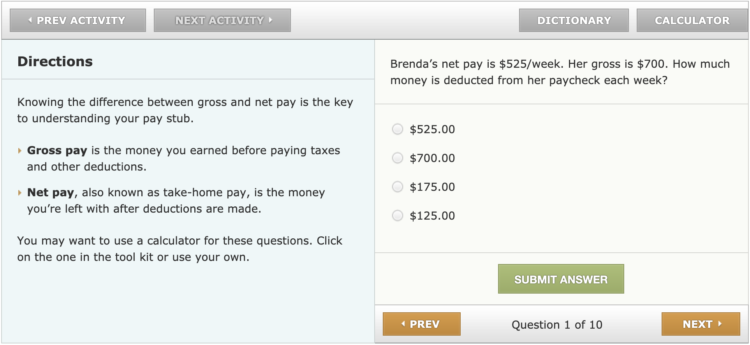 Interactive: Studying a Pay Stub