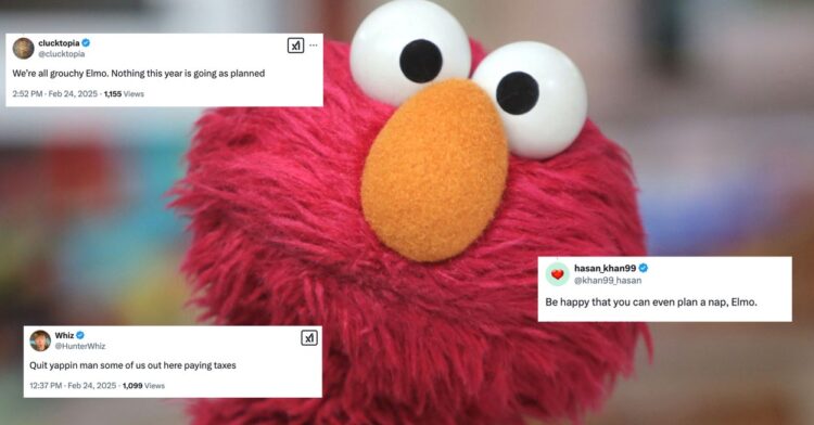 Elmo Is Going Viral For Being Depressing Once more