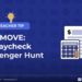 Trainer Tip: MOVE: Paycheck Scavenger Hunt