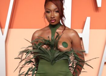 Megan Thee Stallion After-Get together Purple Carpet Trend