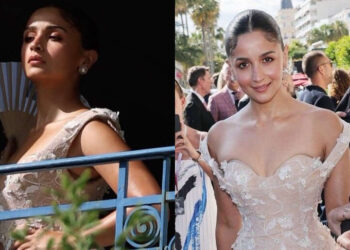 Alia Bhatt makes her Cannes debut in a sculpted ivory robe