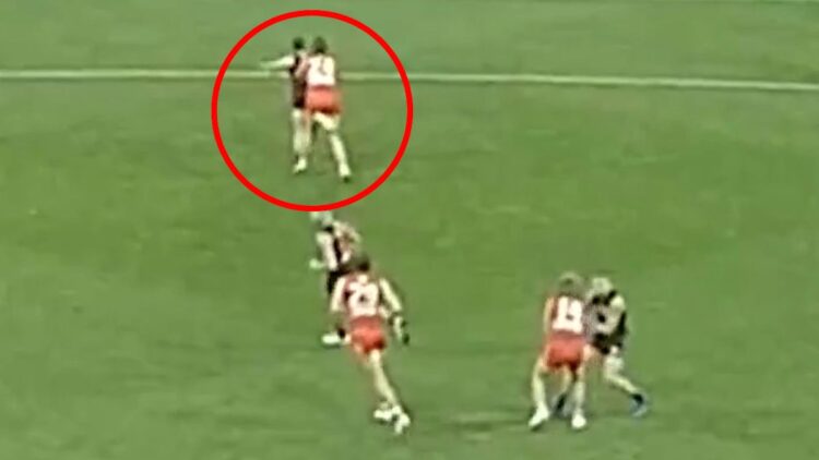 GWS Giants’ Toby Greene avoids sanction for kick to Sydney Swans defender Dane Rampe’s groin