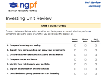 New Center College Unit Overview Supplies