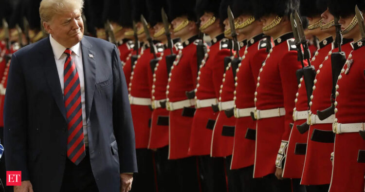 Britain rolls out royal crimson carpet for Trump’s state go to