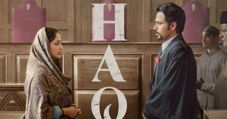 Yami Gautam and Emraan Hashmi Characteristic in a Highly effective Poster for HAQ