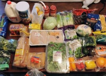 Brigette’s $76 Grocery Buying Journey and Weekly Menu plan for 4!