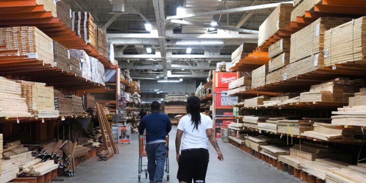 Residence Depot Cuts Outlook as Residence Enhancements Gradual Down