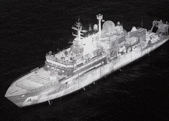 Russian spy ship focused RAF pilots with lasers, says UK defence secretary